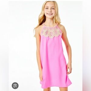 Lilly Pulitzer Girls Mini Pearl Shirt Dress